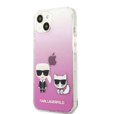 Karl Lagerfeld Apple iPhone 13 Mini KARL LAGERFELD KLHCP13SCKTRP TPU Hátlap - Rózsaszín tok és táska