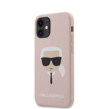 Karl Lagerfeld Apple iPhone 13 Mini KARL LAGERFELD KLHCP13SSLKHLP Liquid Silicon Hátlap - Rózsaszín tok és táska