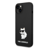 Karl Lagerfeld Apple iPhone 14 Plus KARL LAGERFELD KLHCP14MSNCHBCK Liquid Hátlap - Fekete