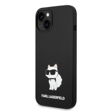 Karl Lagerfeld Apple iPhone 14 Plus KARL LAGERFELD KLHCP14MSNCHBCK Liquid Hátlap - Fekete tok és táska
