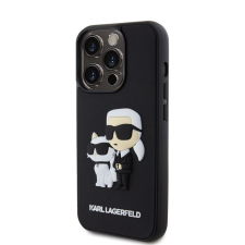 Karl Lagerfeld Apple iPhone 14 Pro KARL LAGERFELD KLHCP14L3DRKCNK Hátlap - Fekete tok és táska