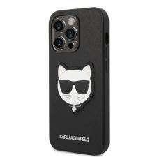 Karl Lagerfeld Apple iPhone 14 Pro KARL LAGERFELD KLHCP14LSAPCHK Hátlap - Fekete tok és táska
