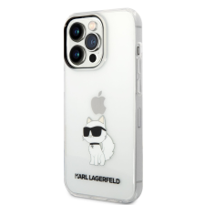 Karl Lagerfeld Apple iPhone 14 Pro Max KARL LAGERFELD KLHCP14XHNCHTCT TPU Hátlap - Átlátszó tok és táska