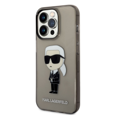Karl Lagerfeld Apple iPhone 14 Pro Max KARL LAGERFELD KLHCP14XHNIKTCK TPU Hátlap - Fekete tok és táska