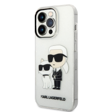 Karl Lagerfeld Apple iPhone 14 Pro Max KARL LAGERFELD KLHCP14XHNKCTGT Glitter Hátlap - Átlátszó tok és táska