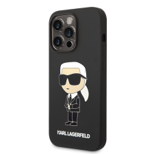 Karl Lagerfeld Apple iPhone 14 Pro Max KARL LAGERFELD KLHCP14XSNIKBCK Liquid Hátlap - Fekete tok és táska