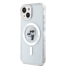 Karl Lagerfeld Apple iPhone 15 KARL LAGERFELD KLHMP15SHGKCNOT Magsafe IML Hátlap - Glitter tok és táska