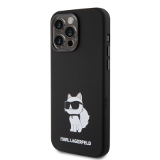 Karl Lagerfeld Apple iPhone 15 Pro KARL LAGERFELD KLHCP15LSNCHBCK Liquid Hátlap - Fekete tok és táska