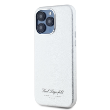 Karl Lagerfeld Apple iPhone 15 Pro Max KARL LAGERFELD KLHCP15XPGWCMKHG Hátlap - Világosszürke tok és táska