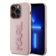 Karl Lagerfeld Apple iPhone 15 Pro tok pink (KLHCP15L3DMBKCP ) (KLHCP15L3DMBKCP) tok és táska