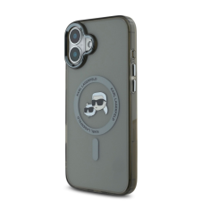 Karl Lagerfeld Apple iPhone 16 KARL LAGERFELD KLHMP16SHLSKCK Magsafe IML Hátlap - Fekete tok és táska