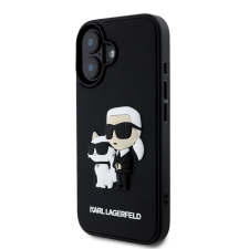 Karl Lagerfeld Apple iPhone 16 Plus KARL LAGERFELD KLHCP16M3DRKCNK Hátlap - Fekete tok és táska
