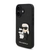 Karl Lagerfeld Apple iPhone 16 Pro KARL LAGERFELD KLHCP16LSANKCPK Hátlap - Fekete