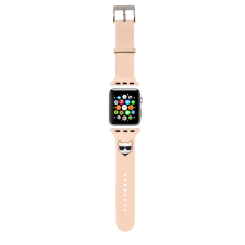Karl Lagerfeld Apple iWatch Karl Lagerfeld KLAWLSLCP 42/44mm óraszíj - Rózsaszín okosóra kellék