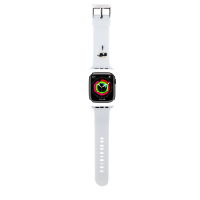 Karl Lagerfeld Apple iWatch Karl Lagerfeld KLAWMSLCNH 42/44/45mm óraszíj - Fehér okosóra kellék