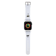 Karl Lagerfeld Apple Watch 42mm / 44mm / 45mm / 49mm óraszíj fehér KLAWLSLKCNH okosóra kellék