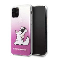 Karl Lagerfeld Choupette Fun - telefontok iPhone 11 Pro pink tok és táska