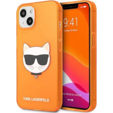Karl Lagerfeld Choupette Head szilikon hátlap tok Apple iPhone 13 mini, narancs (KLD680PNK) tok és táska