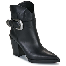 Karl Lagerfeld Csizmák KOWBOY Buckle Mid Boot Fekete 36