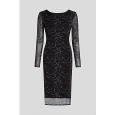 Karl Lagerfeld estélyi ruha 24ww1314 fekete M INTL