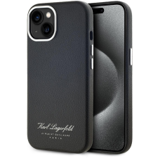 Karl Lagerfeld Grained PU Hotel RSG iPhone 15 Black tok (KLHCP15SPGWCMKHK) tok és táska