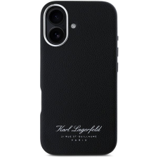 Karl Lagerfeld Grained PU Hotel RSG iPhone 16 fekete tok tok és táska