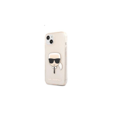 Karl Lagerfeld Head Full Glitter szilikon hátlap tok Apple iPhone 13 mini, arany tok és táska