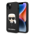 Karl Lagerfeld Head Liquid szilikon hátlap tok Apple iPhone 14 Plus, fekete