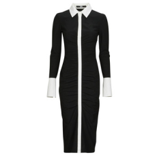 Karl Lagerfeld Hosszú ruhák LSLV POLO DRESS Fekete EU S