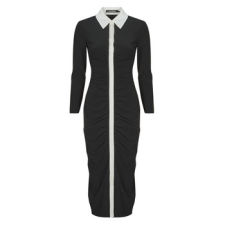 Karl Lagerfeld Hosszú ruhák LSLV POLO DRESS Fekete EU XL női ruha