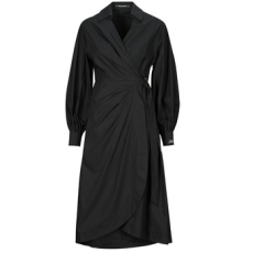 Karl Lagerfeld Hosszú ruhák WRAP SHIRT DRESS Fekete DE 38