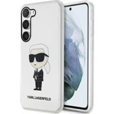 Karl Lagerfeld Ikonik Samsung Galaxy S23+, szilikon tok, átlátszó (KLD1490) tok és táska