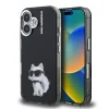 Karl Lagerfeld IML Aquarelle Choupette iPhone 16 hátlap tok, fekete