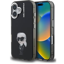Karl Lagerfeld IML Aquarelle Karl iPhone 16 hátlap tok, fekete tok és táska
