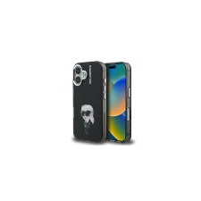 Karl Lagerfeld IML Aquarelle Karl iPhone 16 hátlap tok, fekete tok és táska