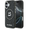 Karl Lagerfeld IML Choupette Head Logo iPhone 17 MagSafe kompatibilis hátlap tok, fekete