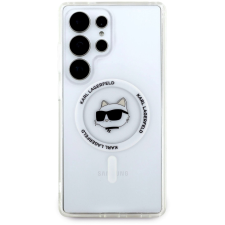 Karl Lagerfeld IML Choupette Head Samsung Galaxy S25 Ultra átlátszó MagSafe tok tok és táska