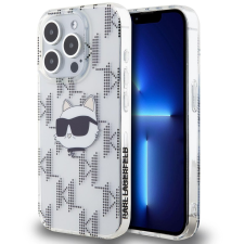 Karl Lagerfeld IML Electroplated Choupette Head iPhone 15 Pro Max átlátszó tok (KLHCP15XHKLPCHT) tok és táska