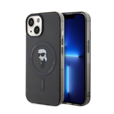 Karl Lagerfeld IML Ikonik MagSafe Case for iPhone 15 fekete (KLHMP15SHFCKNOK) tok és táska