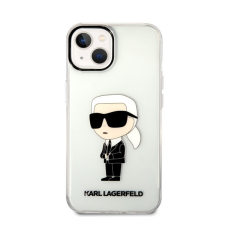 Karl Lagerfeld IML Ikonik NFT hátlap tok Apple iPhone 14 Plus, átlátszó tok és táska