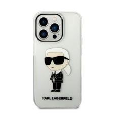 Karl Lagerfeld IML Ikonik NFT hátlap tok Apple iPhone 14 Pro Max, átlátszó tok és táska