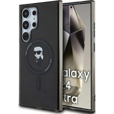 Karl Lagerfeld IML Ikonik S24 Ultra MagSafe tok, fekete KLHMS24LHFCKNOK (KLHMS24LHFCKNOK) tok és táska