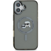 Karl Lagerfeld IML K&CH Heads Metal Frame iPhone 16 MagSafe fekete tok