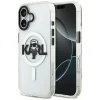 Karl Lagerfeld IML Karl Sketch Logo iPhone 17 MagSafe kompatibilis hátlap tok, átlátszó