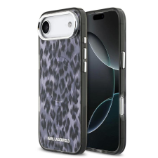 Karl Lagerfeld IML Leopard MagSafe tok iPhone készülékhez Air szürke tok és táska