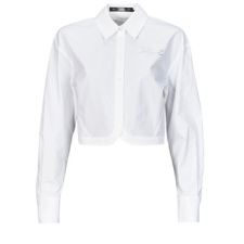 Karl Lagerfeld Ingek / Blúzok crop poplin shirt Fehér DE 38 blúz