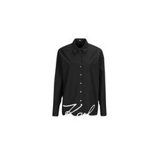 Karl Lagerfeld Ingek / Blúzok KARL HEM SIGNATURE SHIRT Fekete DE 36 blúz