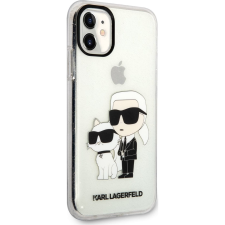 Karl Lagerfeld iPhone 11 Tok - Csillogós átlátszó/Mintás (KLHCN61HNKCTGT) tok és táska