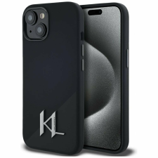 Karl Lagerfeld IPhone 15 tok – Karl Lagerfeld szilikon MagSafe (KLHMP15SSCMKMPCK) – Shadow Metal Initial tok és táska