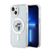 Karl Lagerfeld Karl&amp;Choupette Glitter MagSafe Apple iPhone 15 Plus hátlap tok, átlátszó